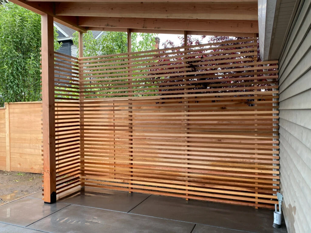 Exotic Wood Privacy Screens Screen Me In Connect Now